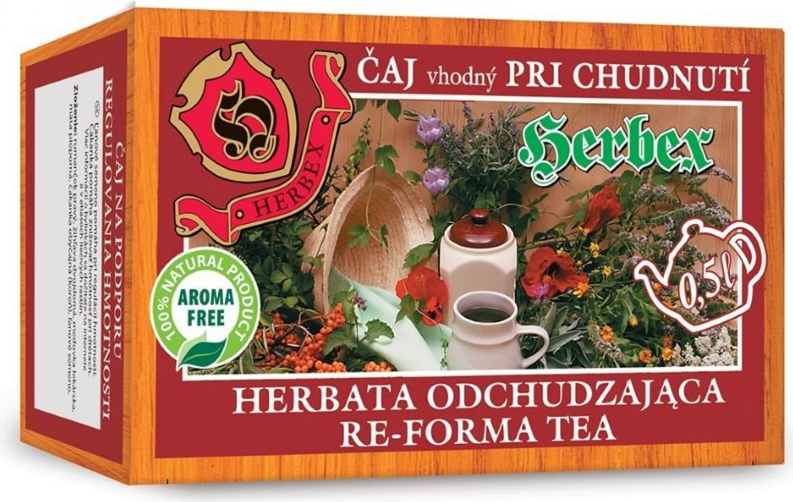 Herbex Čaj na hubnutí 20 x 3 g