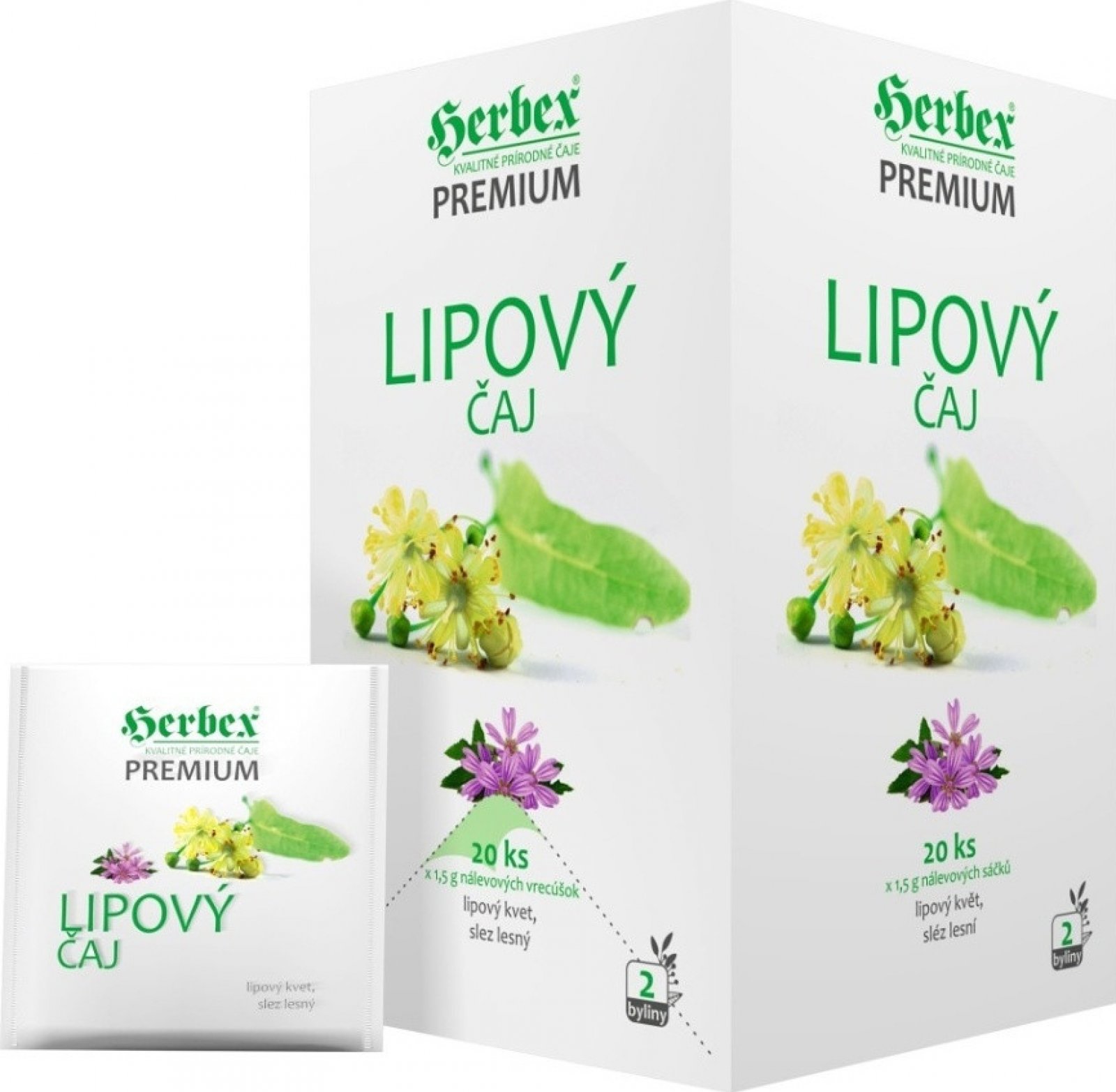 Herbex Lipový čaj 20 x 1.5 g