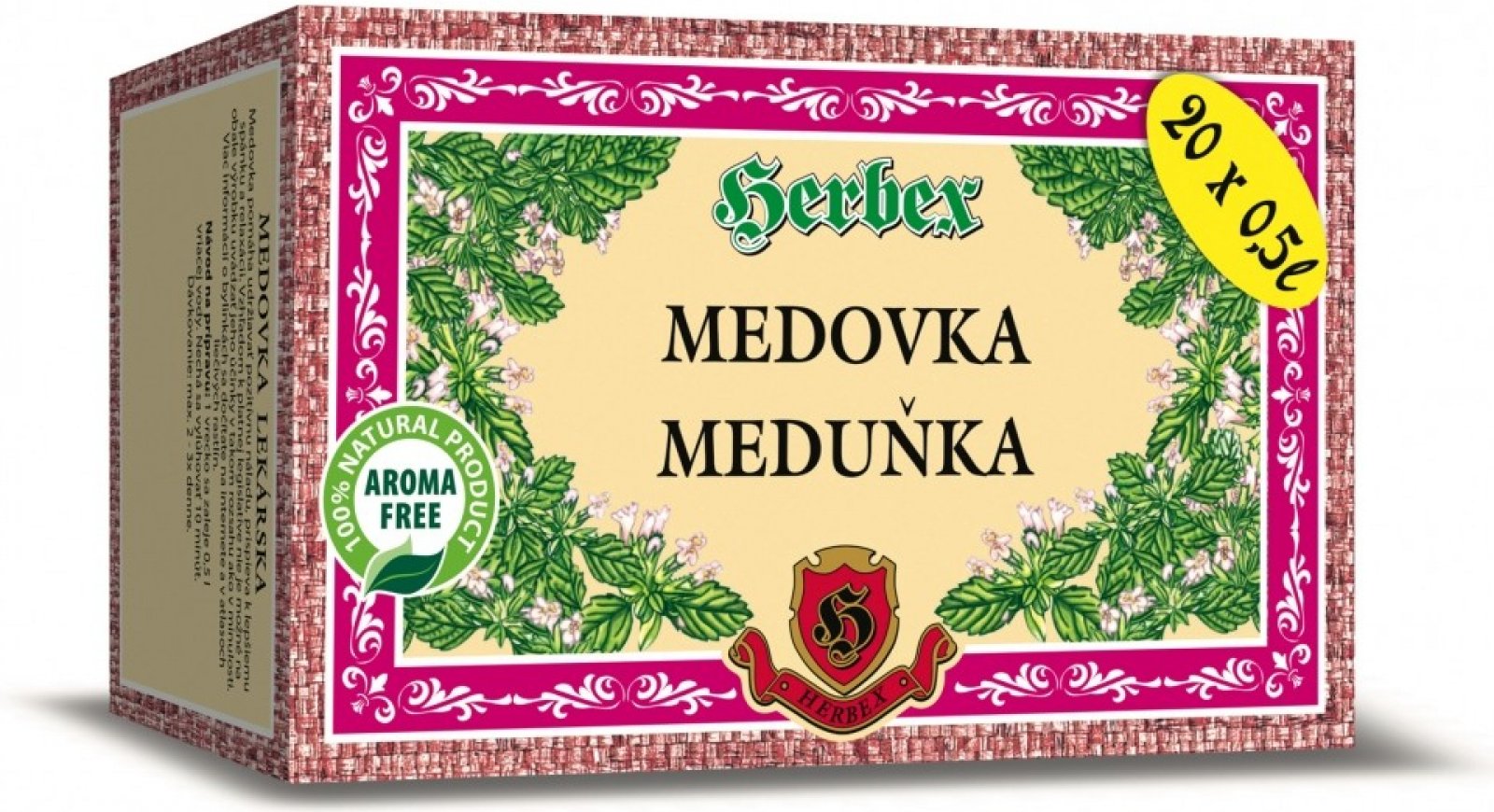 Herbex Meduňka lékařská 20 x 3 g