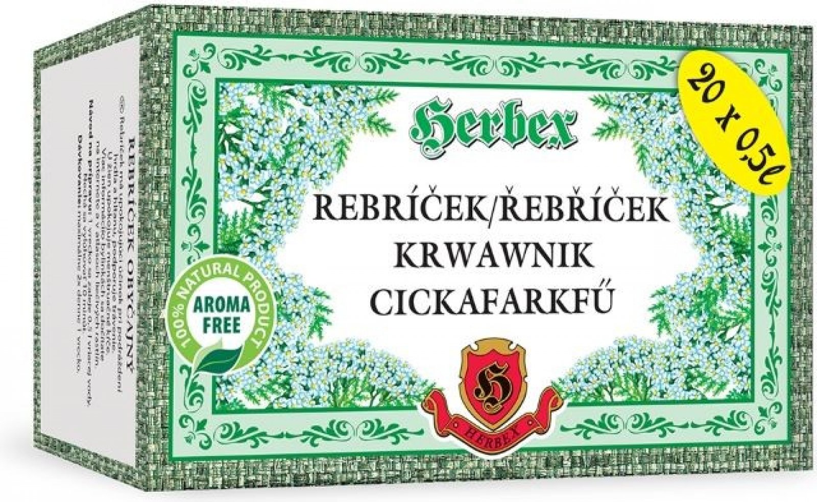 Herbex Řebříček obecný 20 x 3 g