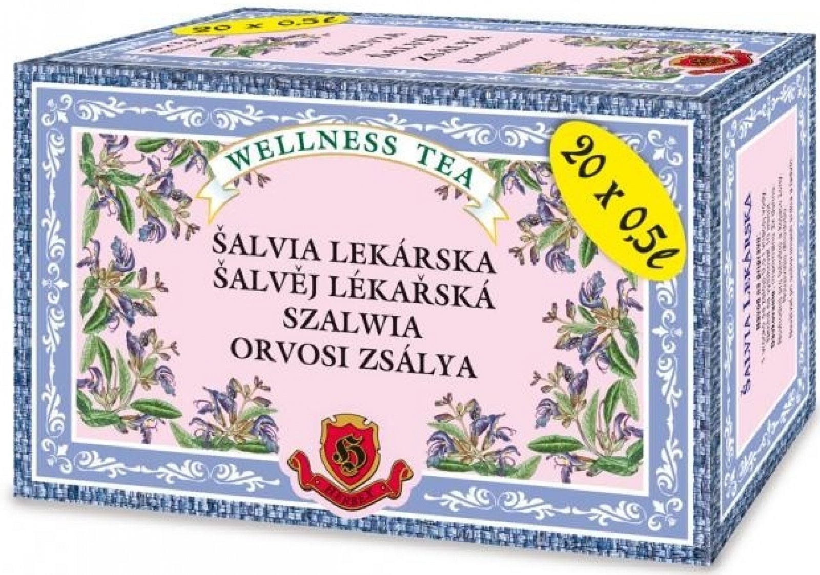 Herbex Čaj Šalvěj lékařská 20 x 3 g