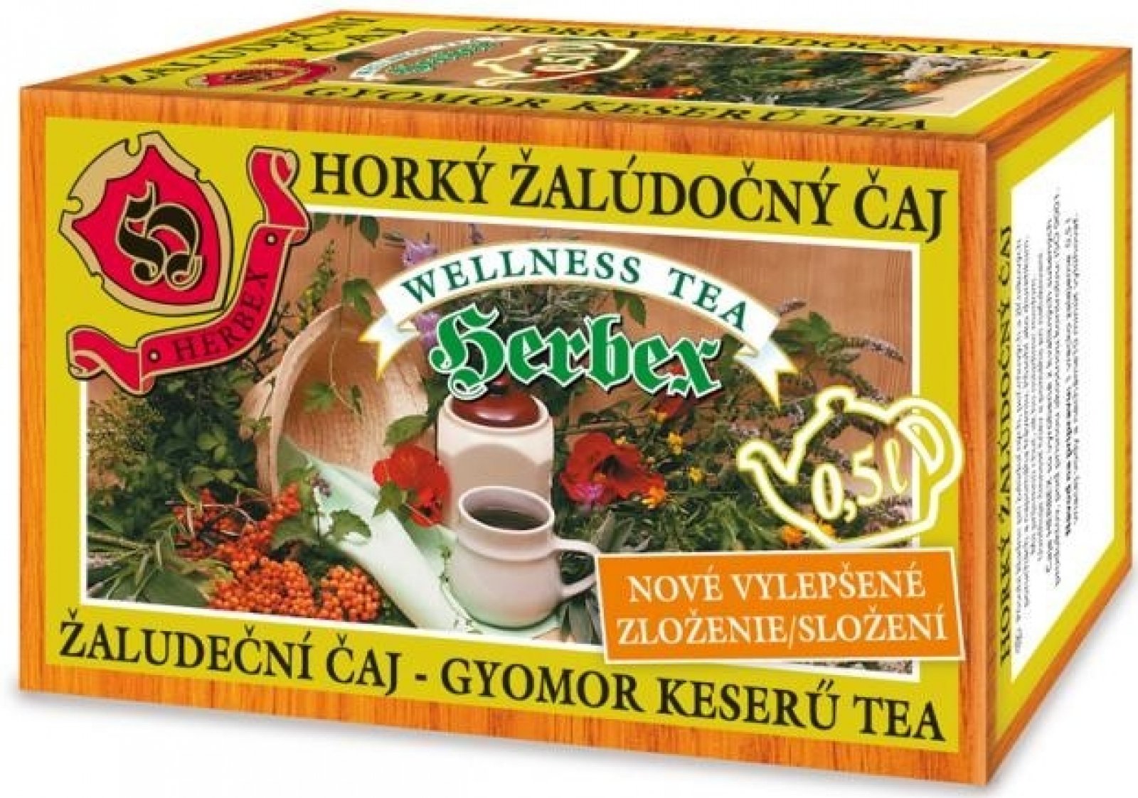 Herbex Žaludeční hořký čaj 20 x 3 g