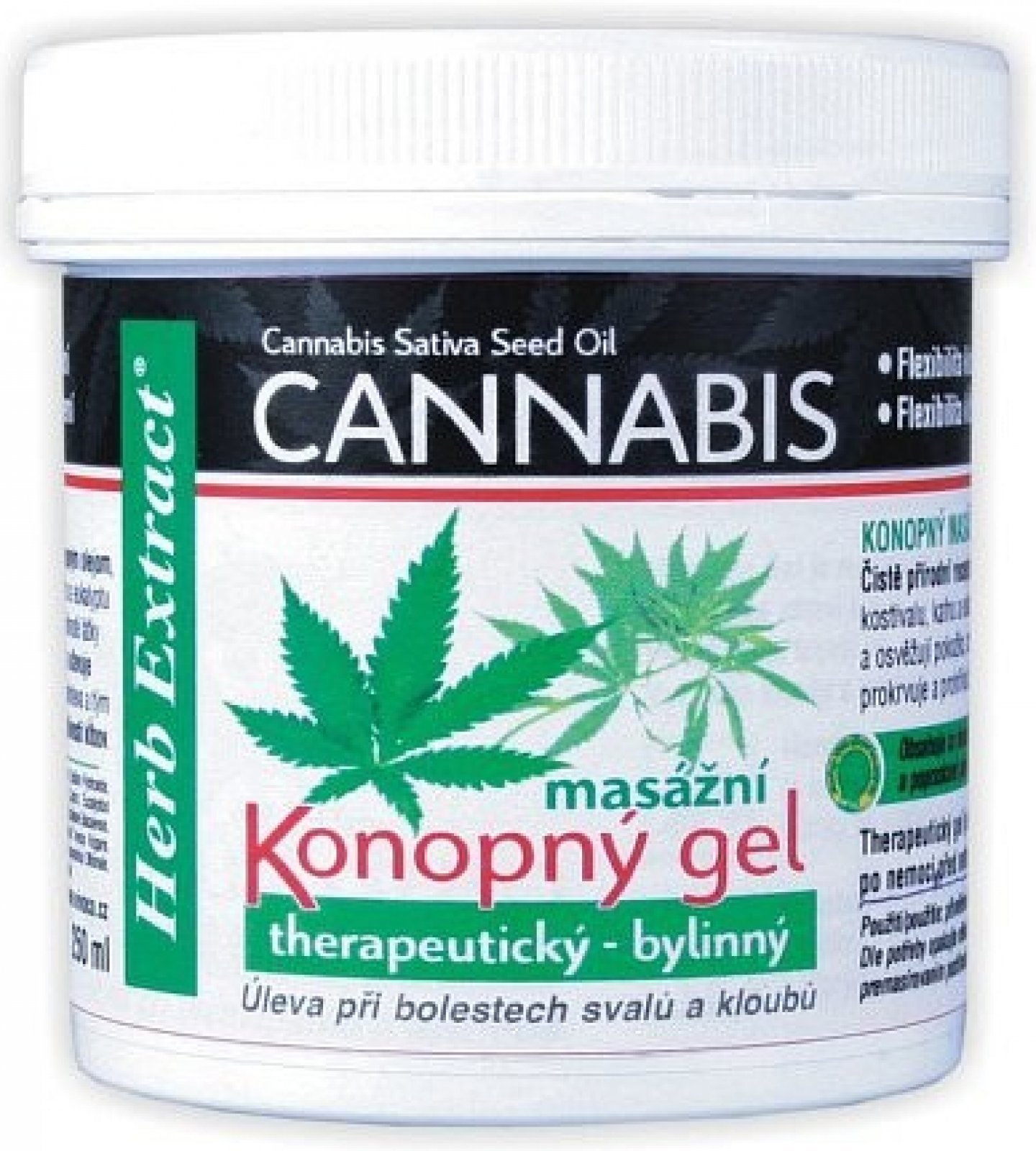 Herb Extract konopný masážní gel 250 ml