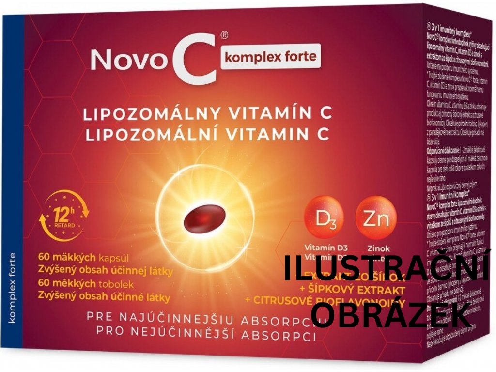 Nově C komplex forte lipozomální vitamin C 60 kapslí