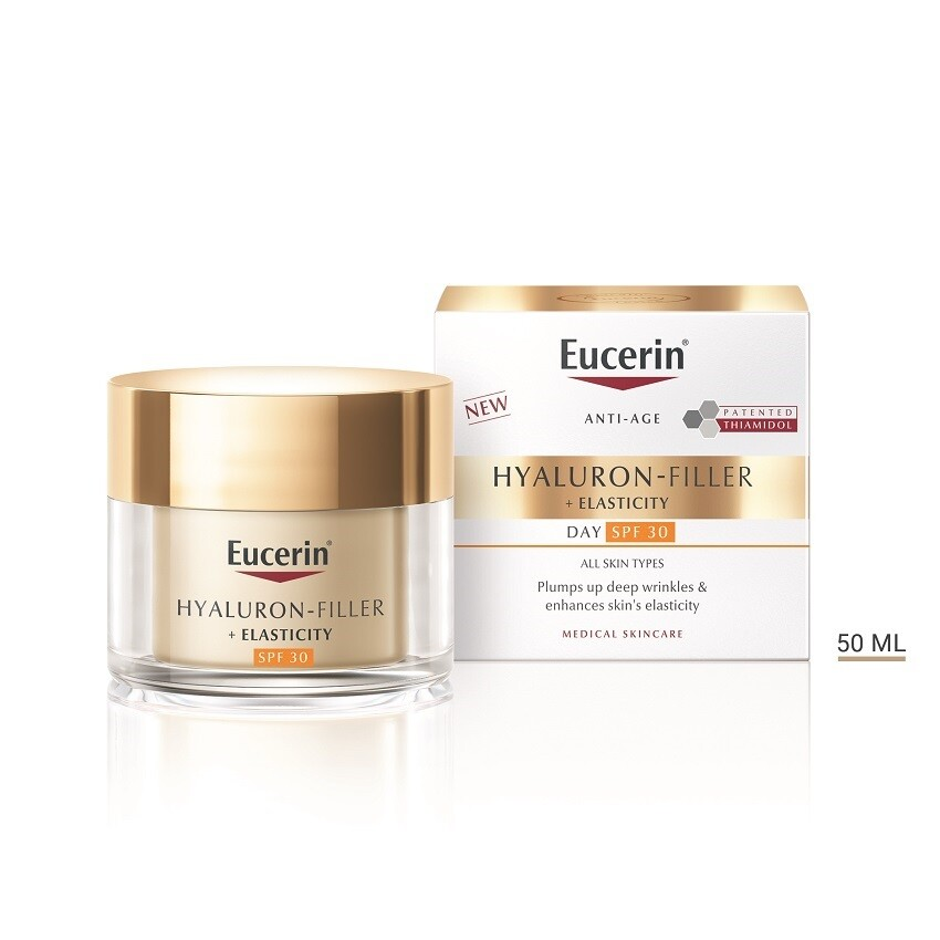 EUCERIN HYALURON-FILLER+ELASTICITY denní krém SPF30 50ml