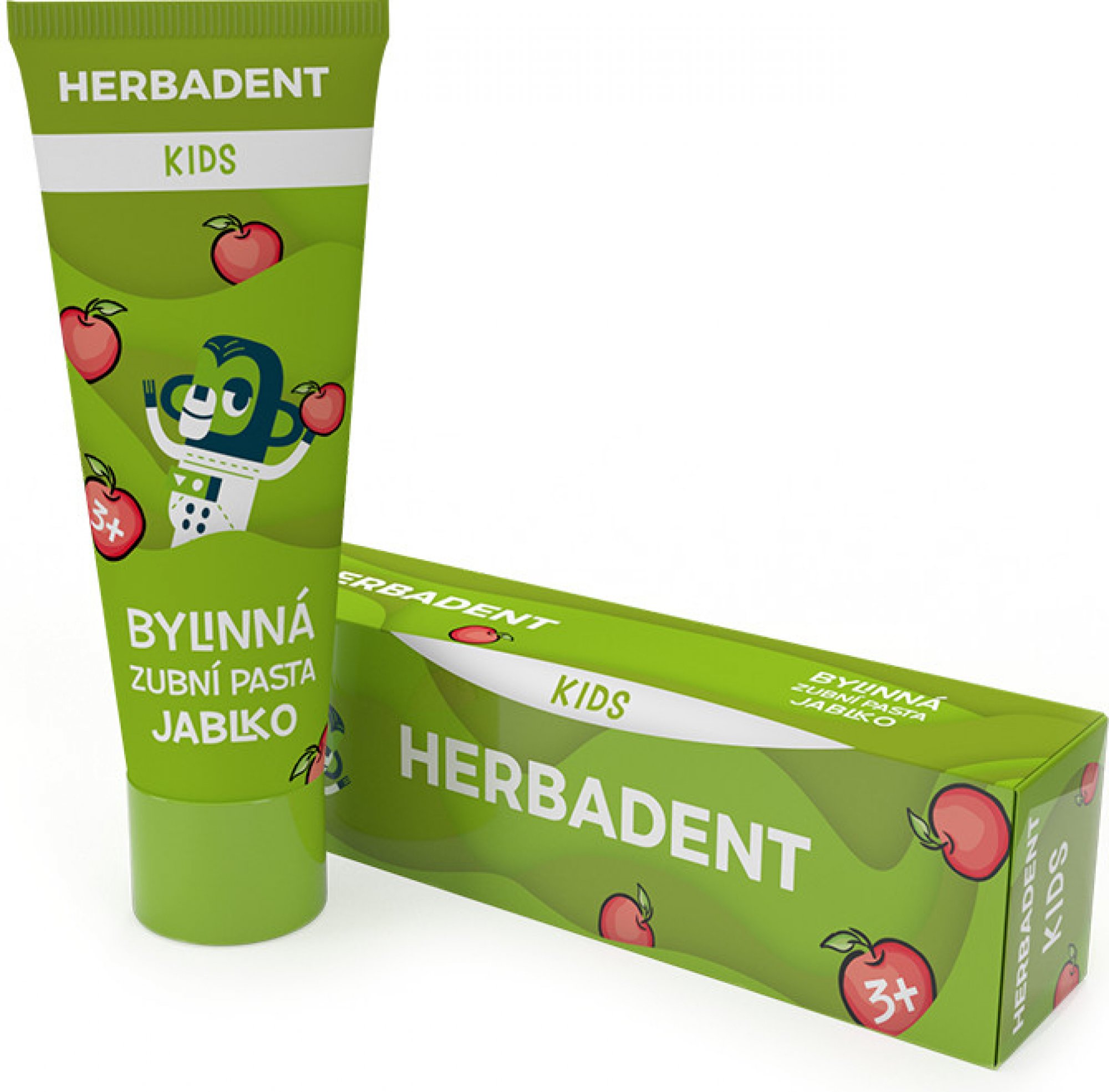Herbadent KIDS Bylinná JABLKO s krabičkou 75 g