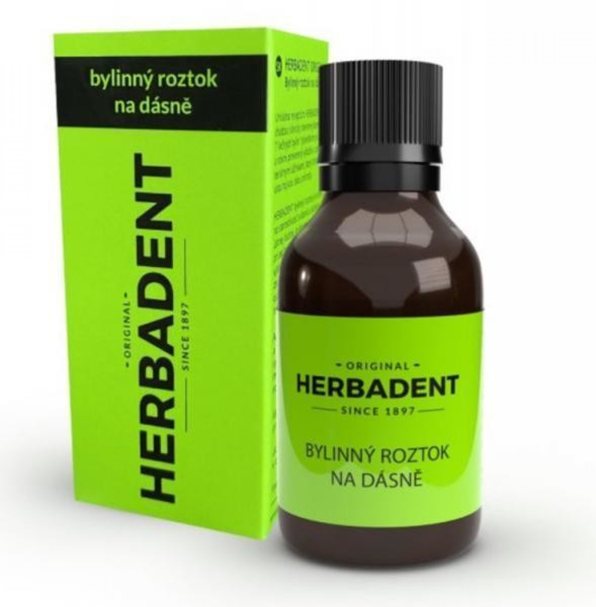 Herbadent bylinný roztok na dásně 25 ml bez krabičky