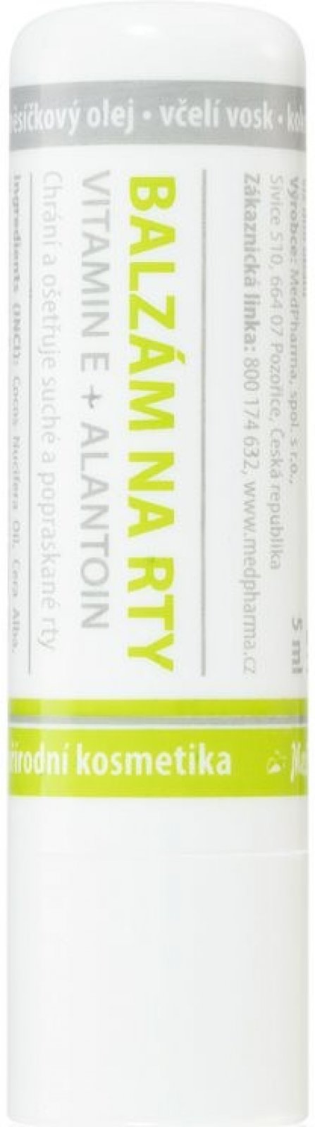 MedPharma Balzám na rty s vit.E a alantoinem 5 ml