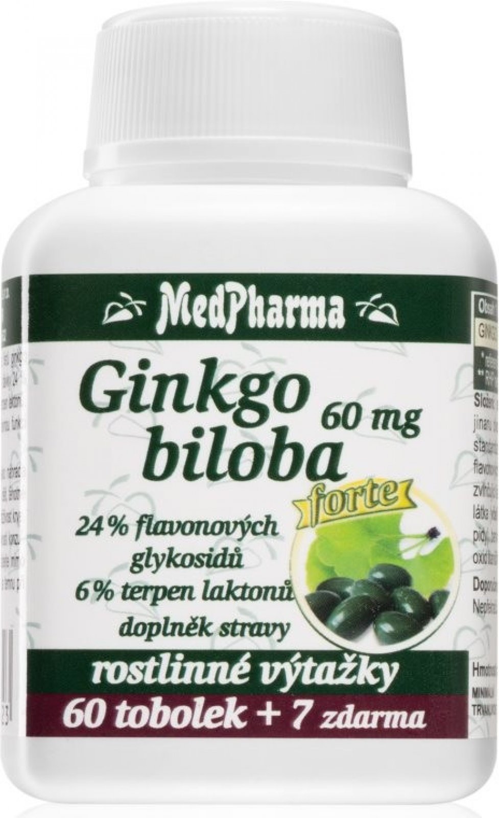 MedPharma Ginkgo biloba 60 mg Forte 67 tablet
