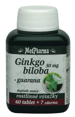 MedPharma Ginkgo biloba+guarana cps.67