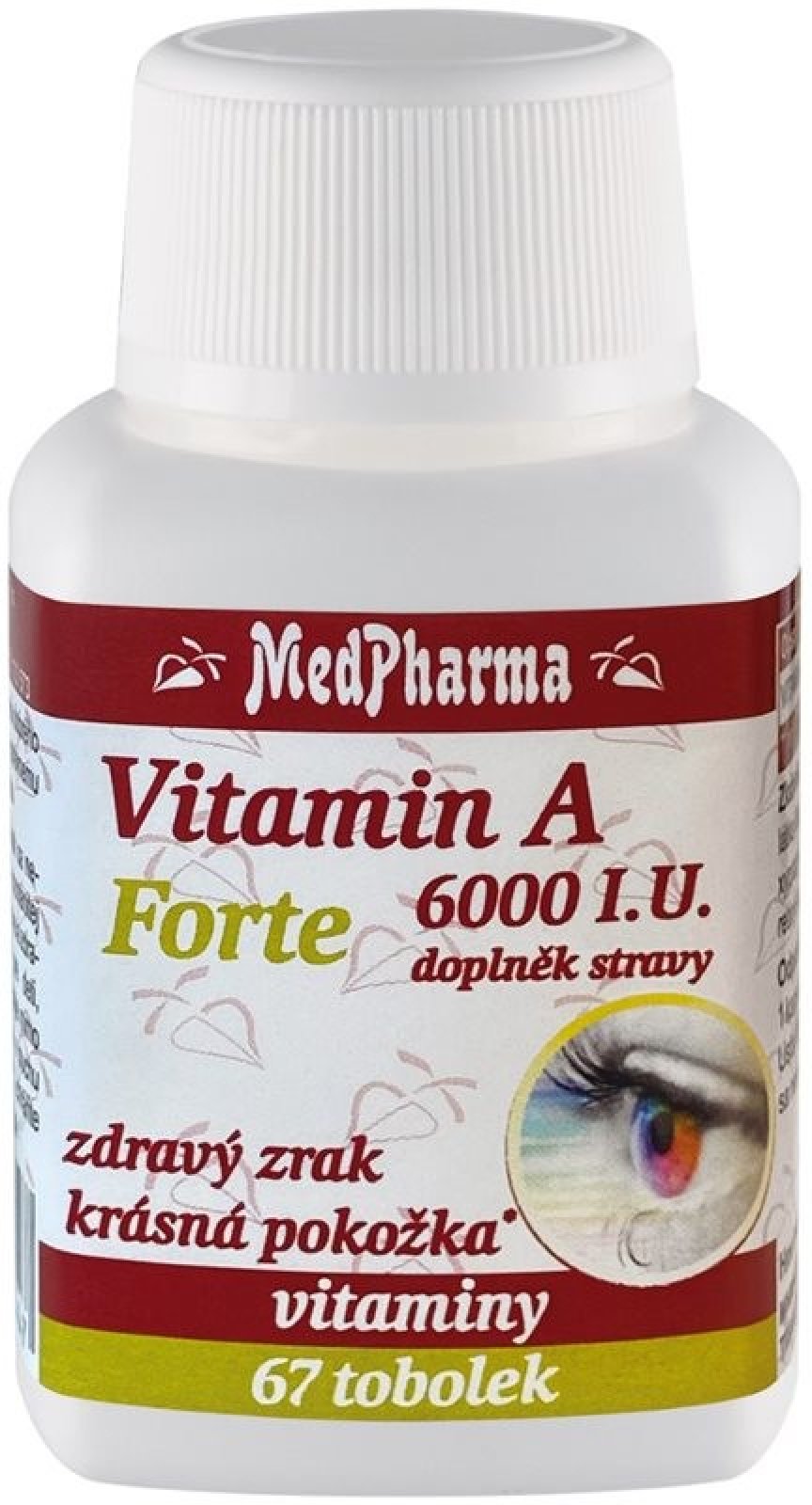 MedPharma Vitamin A 6000 I.U. Forte, 67 tobolek