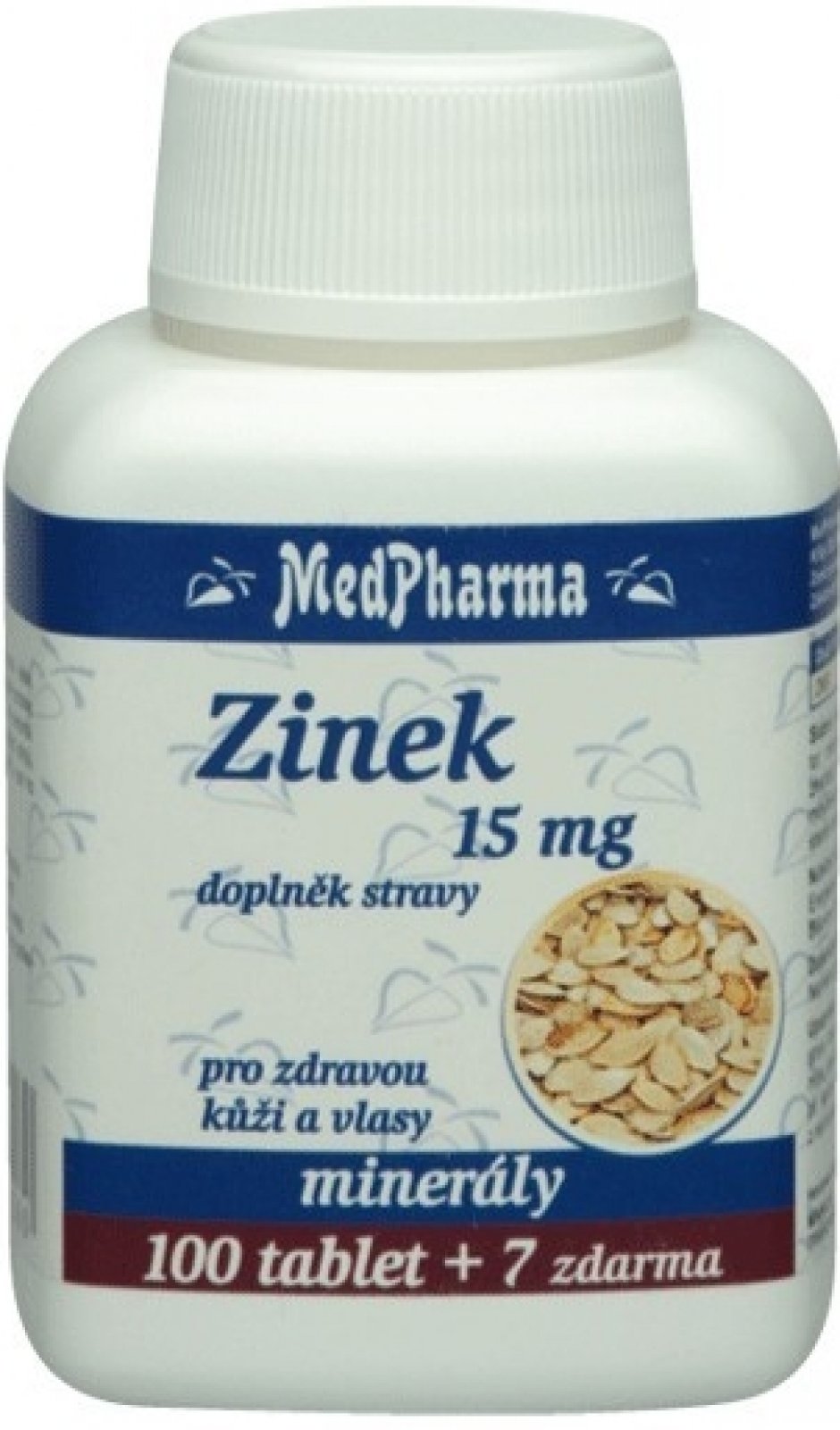 MedPharma Zinek 15 mg 107 tablet