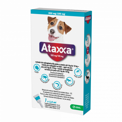 Ataxxa pro psy 4-10kg spot-on 1x1ml