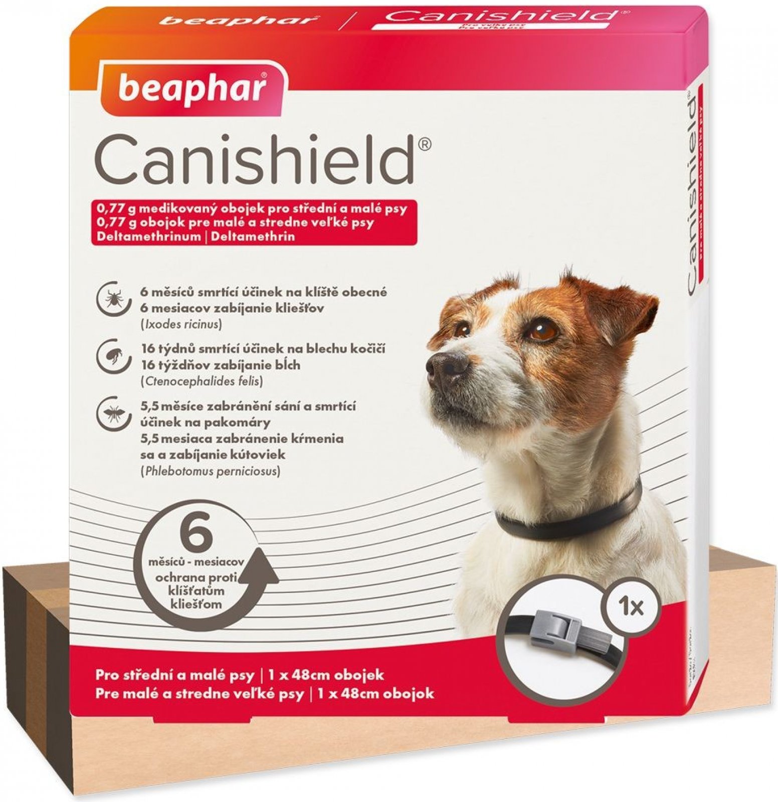 Canishield Obojek antiparazitní 48 cm
