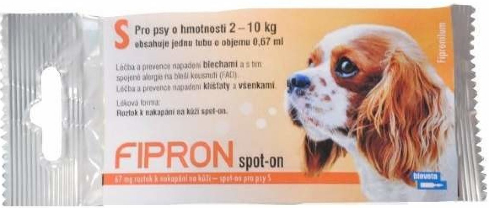 Fipron Spot-on Dog S 1 x 0,67 ml