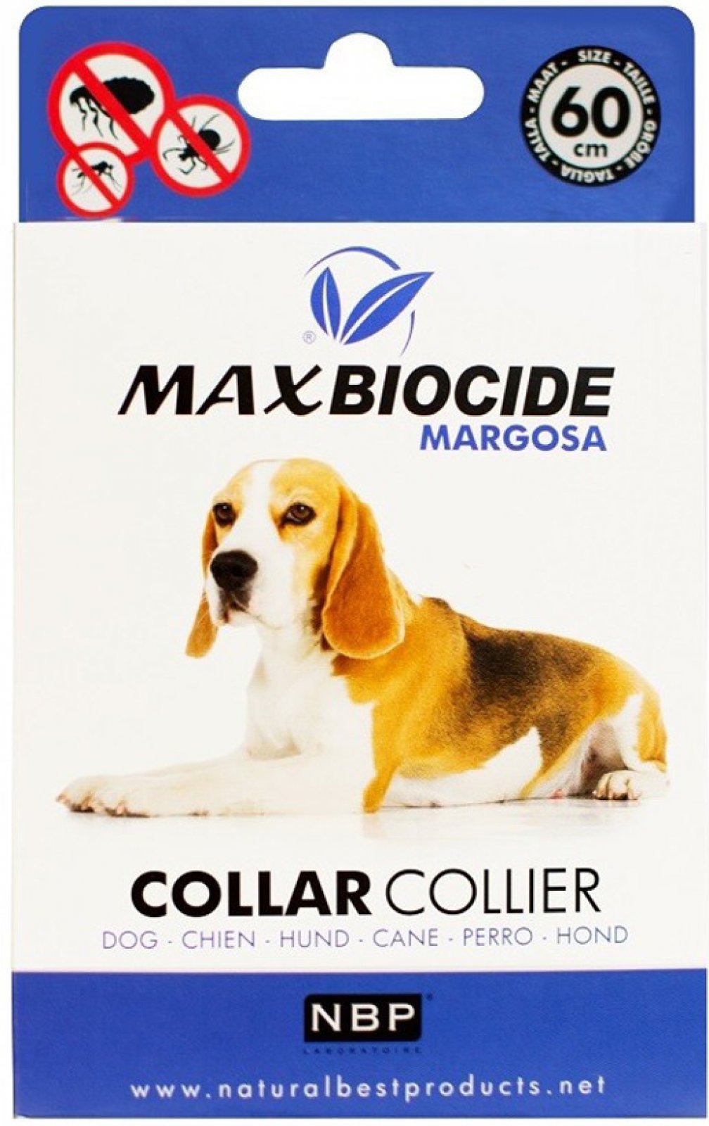 Max Biocide Collar Dog obojek pro psy 60 cm
