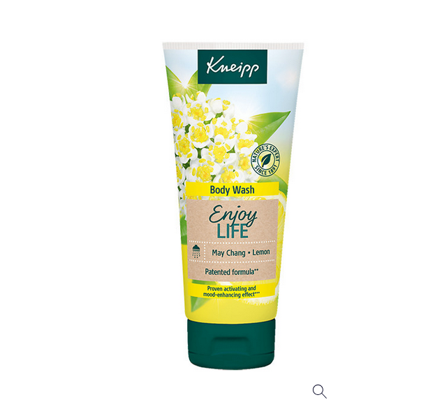 Kneipp Body Wash Enjoy Life May Chang & Lemon osvěžující sprchový gel 200 ml