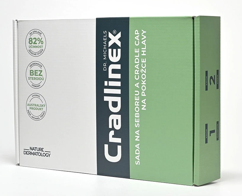Cradlinex Dr.Michaels sada na seboreu a cradle cap na pokožce hlavy