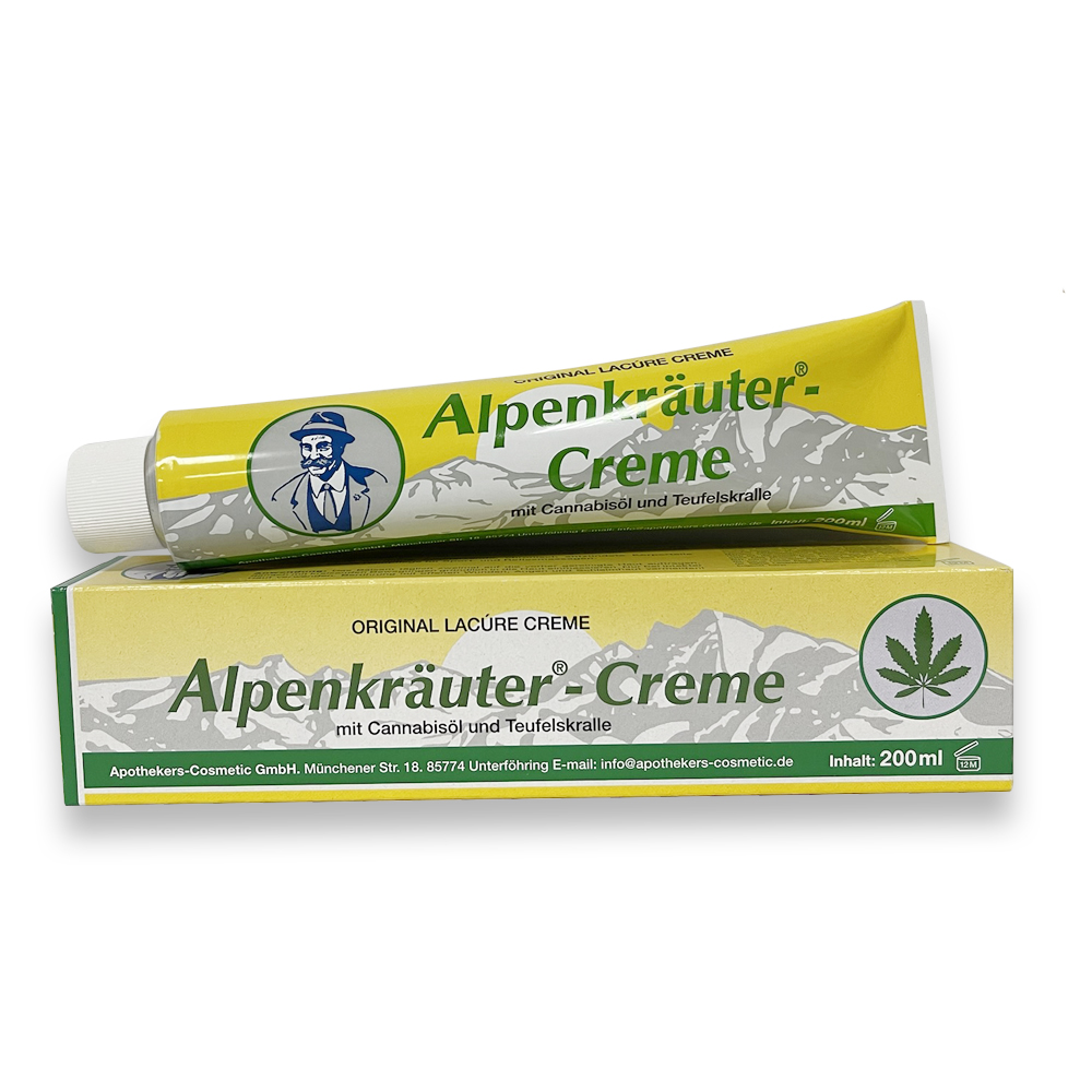 Alpenkräuter Balsam balzám z Alpských bylin s konop. olejem 200 ml