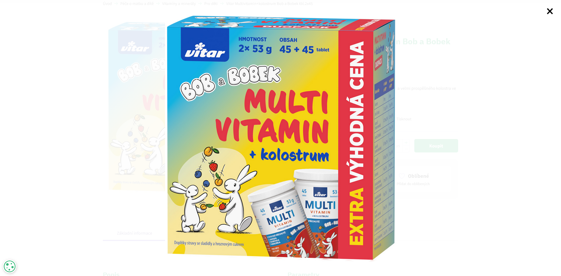Vitar Kids Multi+kolostrum tbl.45