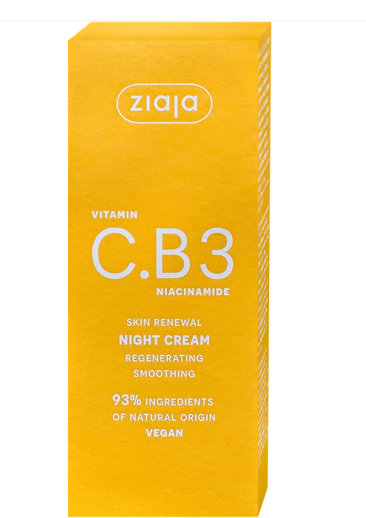 Ziaja vitamín C.B3 niacinamide noční krém - maska