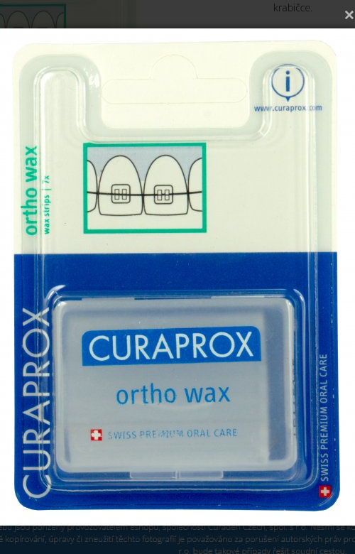 Curaprox Ortho Wax 7x0.53g