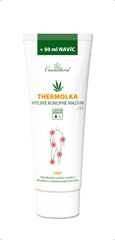 Cannaderm Thermolka hřejivé mazání 200 ml