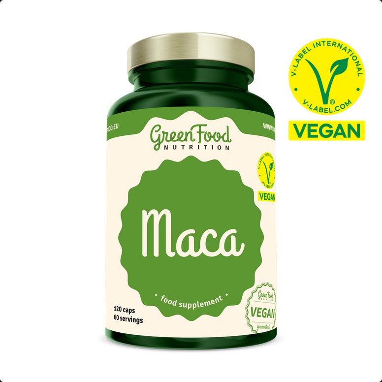 GreenFood Nutrition Maca 120 kapslí