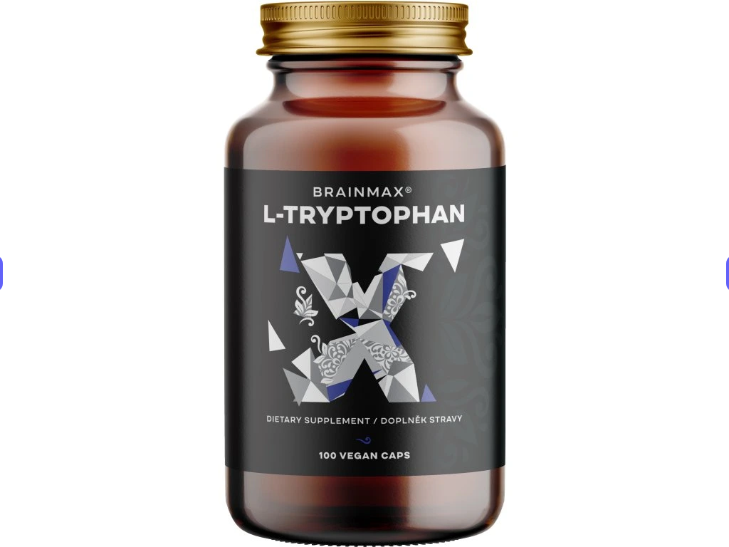 BrainMax L-Tryptophan 430 100 kapslí
