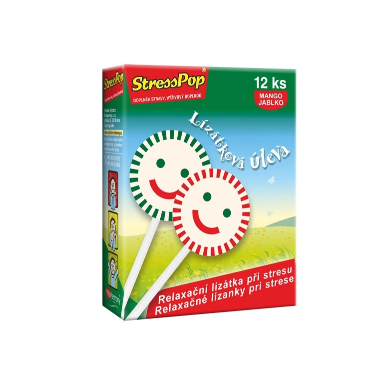 VitaHarmony StressPop 12 lízátek