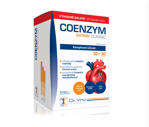 DaVinci Coenzym Extra Classic 30 mg 30 tablet