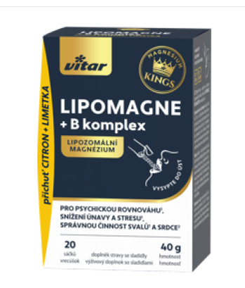 Vitar LIPOMAGNE+B komplex 20 x 2 g
