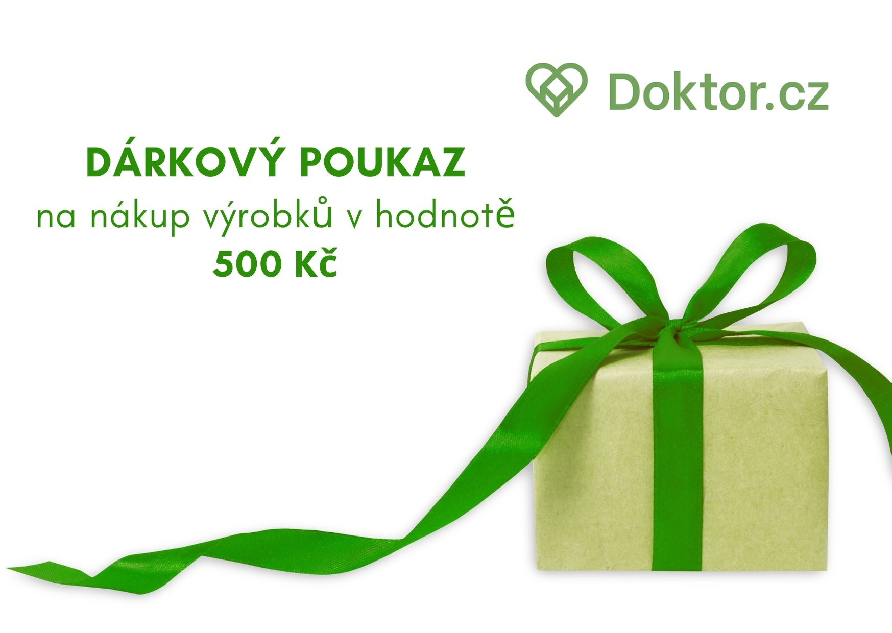 Dárkový poukaz v hodnotě 500 Kč