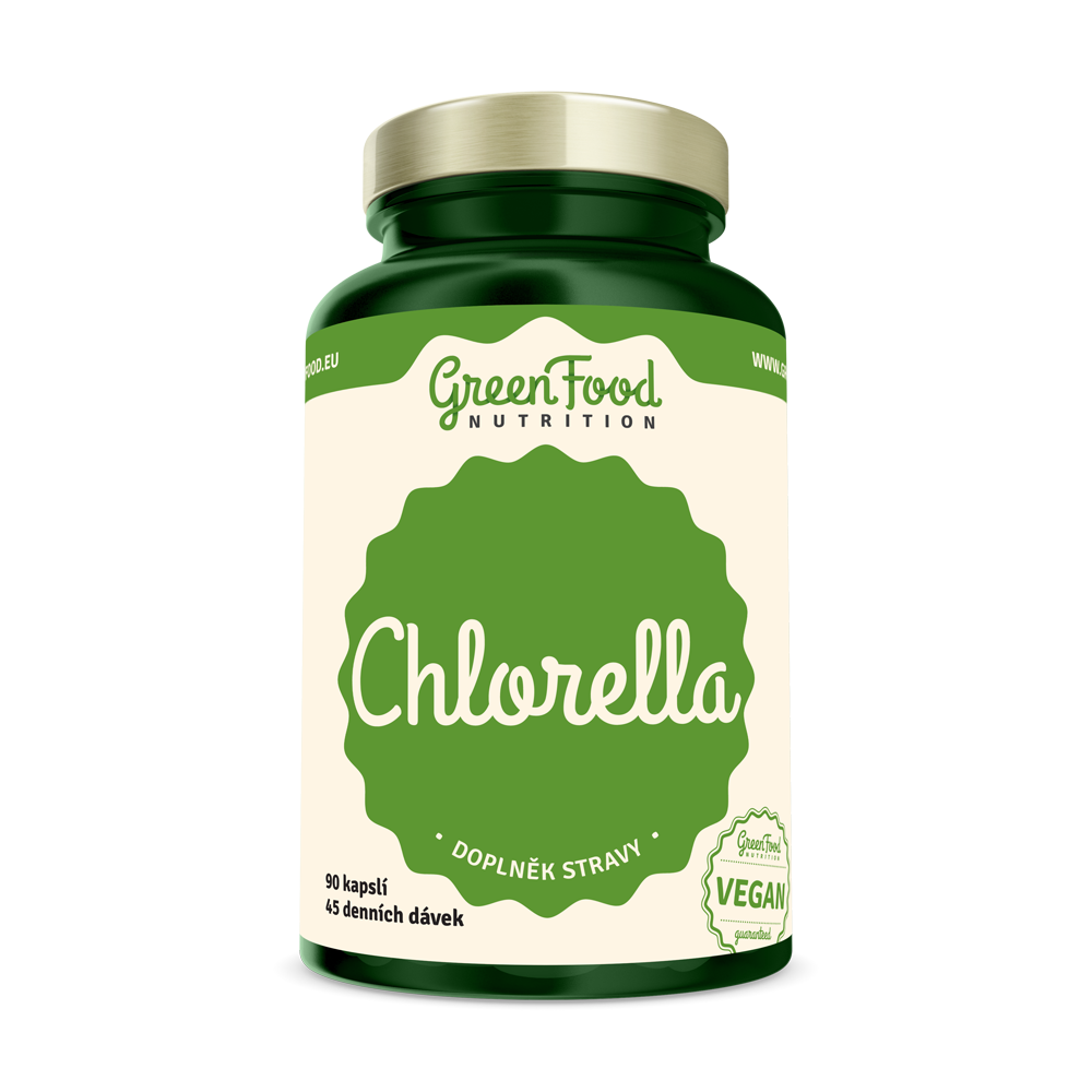 GreenFood Chlorella 90 kapslí