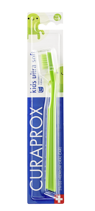 CS Kids dětský zubní kartáček 4-12 let blistr barva: Zelený