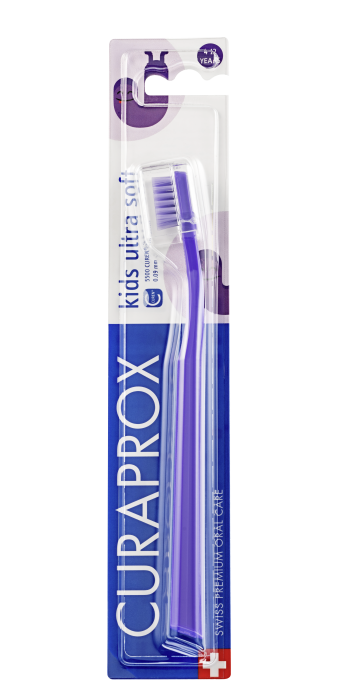 CS Kids dětský zubní kartáček 4-12 let blistr Název varianty: Barva: Fialový