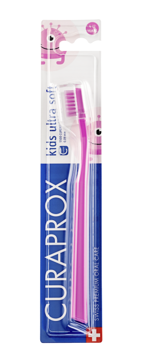 CS Kids dětský zubní kartáček 4-12 let blistr barva: Růžový