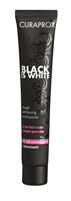 Curaprox White is Black bělicí 90 ml