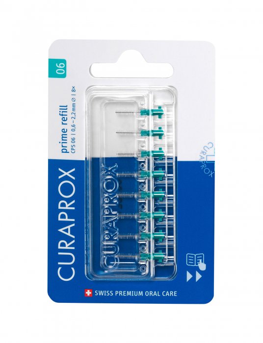 Curaprox CPS 06 Prime Refill mezizubní kartáčky 8 ks blistr
