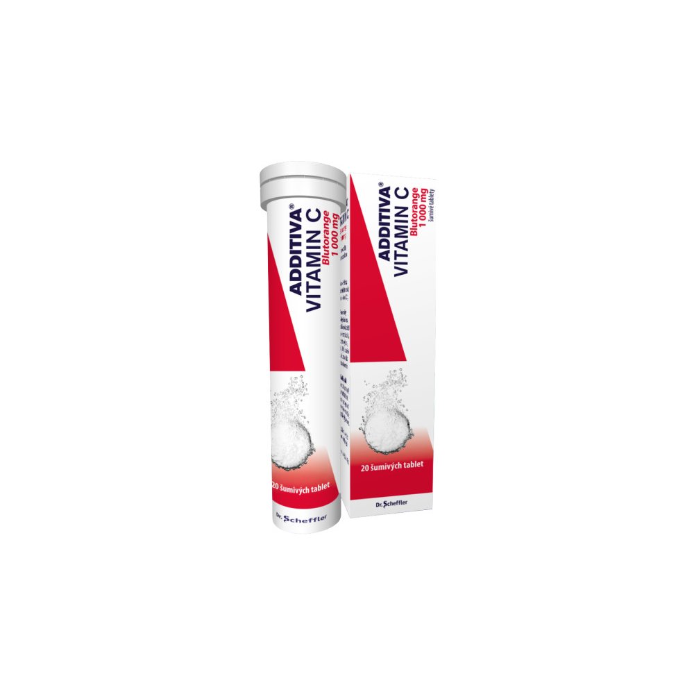 Additiva vitamin C blutorange por.tbl.eff. 20 x 1 g