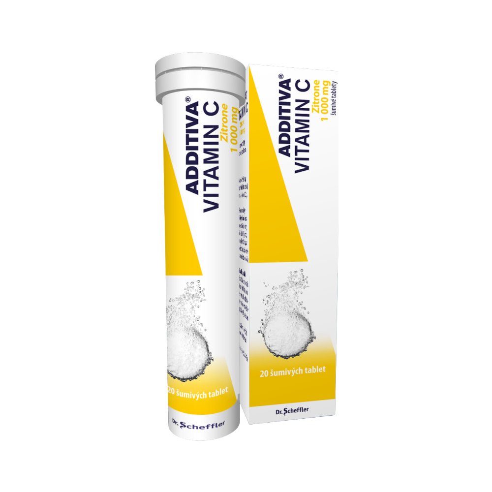 Additiva Vitamin C Zitrone 20 tablet