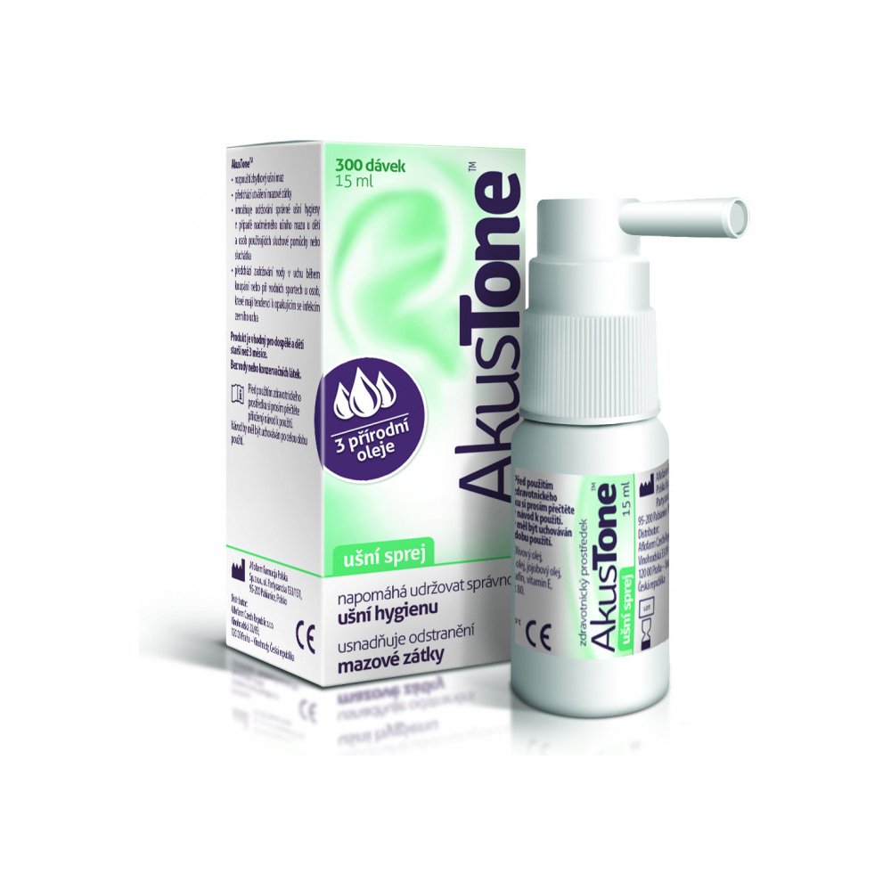 AKUSTONE ušní sprej 15 ml expirace 02/2026