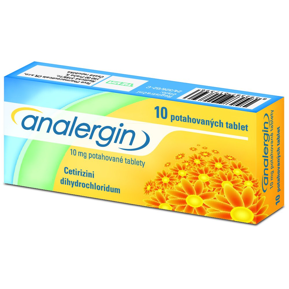 Analergin por.tbl.flm. 10 x 10 mg