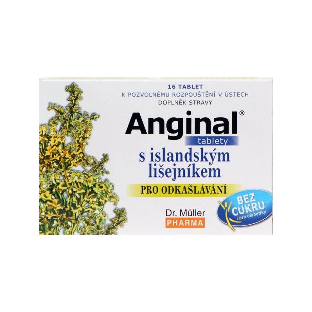 Anginal tablety s island.lišejníkem tbl.16