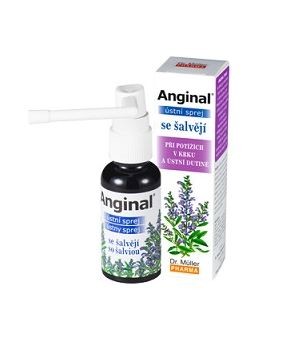 Dr. Müller Pharma Anginal ústní sprej se šalvějí 30 ml