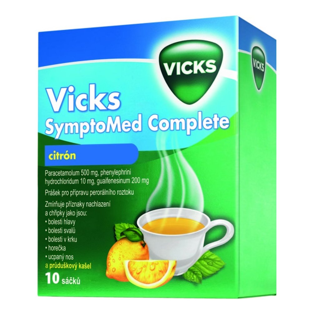 Vicks Symptomed Complete Citrón por.plv.sol.10
