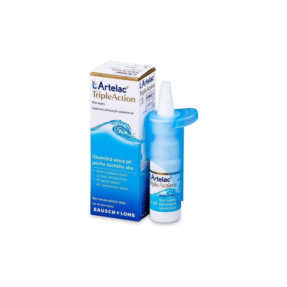 Bausch & Lomb oční kapky Artelac TripleAction 10 ml