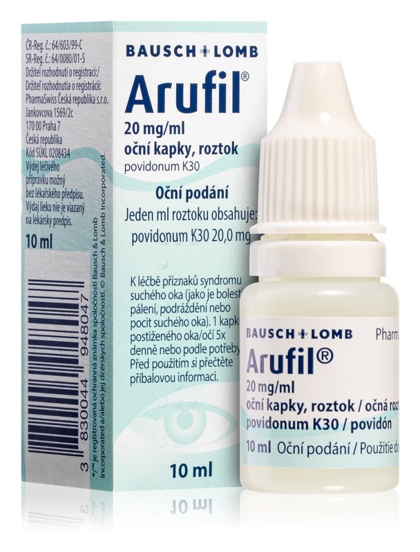 Arufil 20 mg/ml oph.gtt.sol. 1 x 10 ml II
