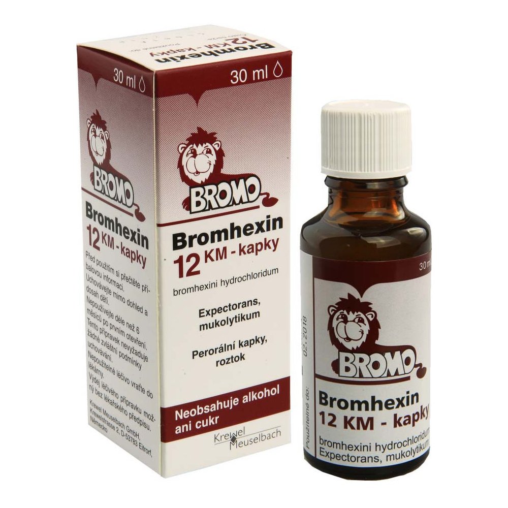 Bromhexin 12 KM-kapky por.gtt.sol.30 ml