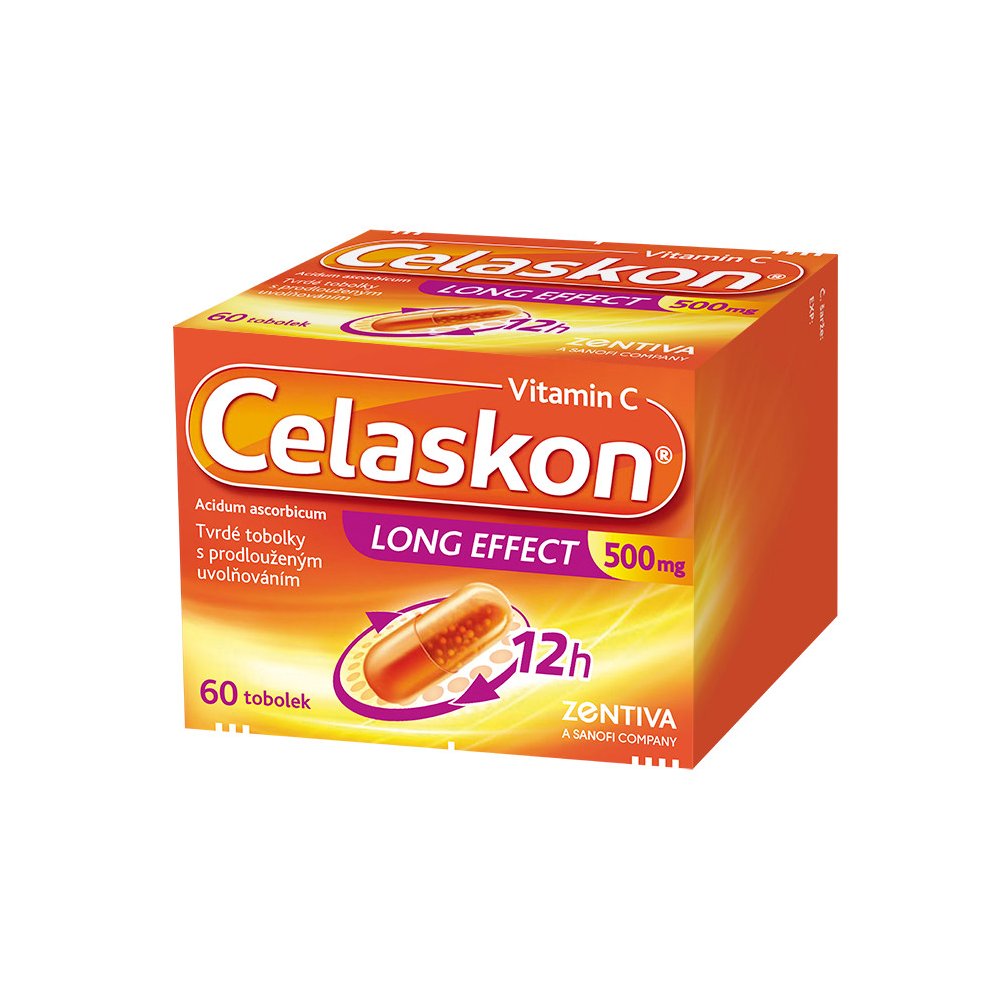 Celaskon Long Effect Vitamin C por.cps.pro. 60 x 500 mg